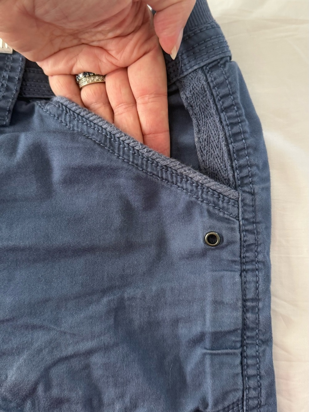 Style & Co. Navy Blue Capris with Pocket Detail